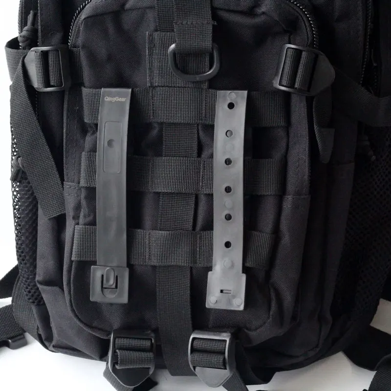 12 шт. QingGear 5 дюймов длинные MOLLE Kydex OTW зажимы черный прочный тактический Molle система Malice клип ремень