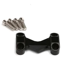 Мотоцикл с ЧПУ алюминиевый руль стояки верхняя крышка Ручка Бар жир стояк Крепление зажим для Kawasaki Z125