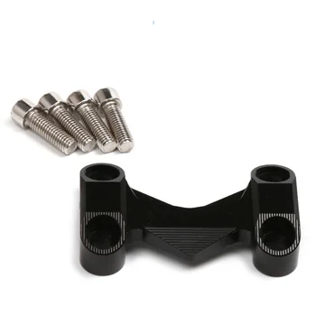 

Motorcycle CNC Aluminum Handlebar Risers Top Cover Handle Bar Fat Riser Mount Clamp for Kawasaki Z125 2015-2017