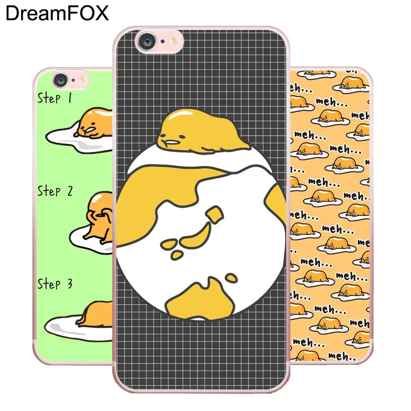 DREAMFOX L183 Gudetama Soft TPU Silicone Case Cover For