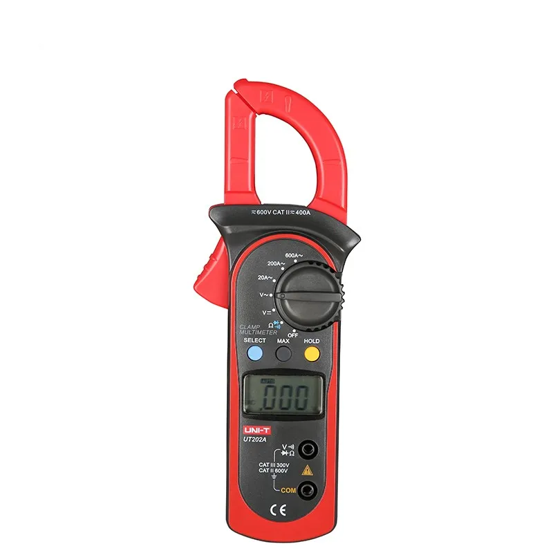 

UNI-T UT202A Digital Clamp Meters DC/AC Voltage Resistance Testers Multimeters Pinza Amperimetrica Diagnostic-tools