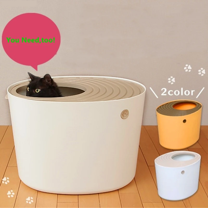 Cat Sandbox Kitten Litter Box Indoor Semi-Closed Tray Toilet Bedding Training Detachable Bedpan For Small Medium Pet Accessories