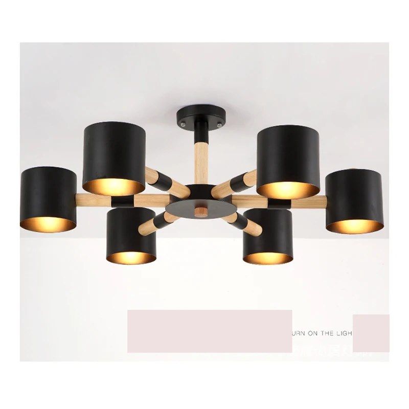 

Nordic pendant lamps columnar droplight e27 iron bar cafe restaurant living room dining room pub club office bedroom chandelier