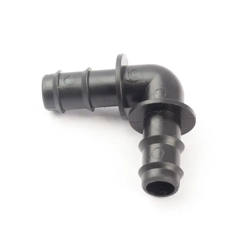

DN16 90 Degree Elbow Angle Bend Garden Irrigation Fittings Water Pipe Connectors Coupling For Drip Tube Pipe Fitting Irrigation