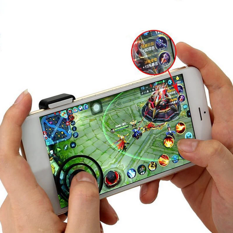 

Mobile Joystick Smartphone Zero Any Touch Screen Joystick 360 Degree Elastic Sliding For Phone tablet Arcade Games