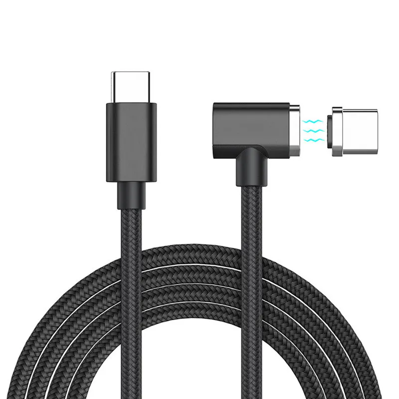 

1.5M Magnetic Type-C to Type-C Cable for Apple Macbook Pro Charger Cable Universal For Samsung S8 Plus 4.3A Fast Charging Cable