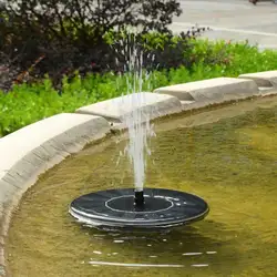 Высокое качество 7 в Плавающий водяной насос панели солнечных батарей сад РАСТЕНИЯ полива мощность фонтан бассейн Новый