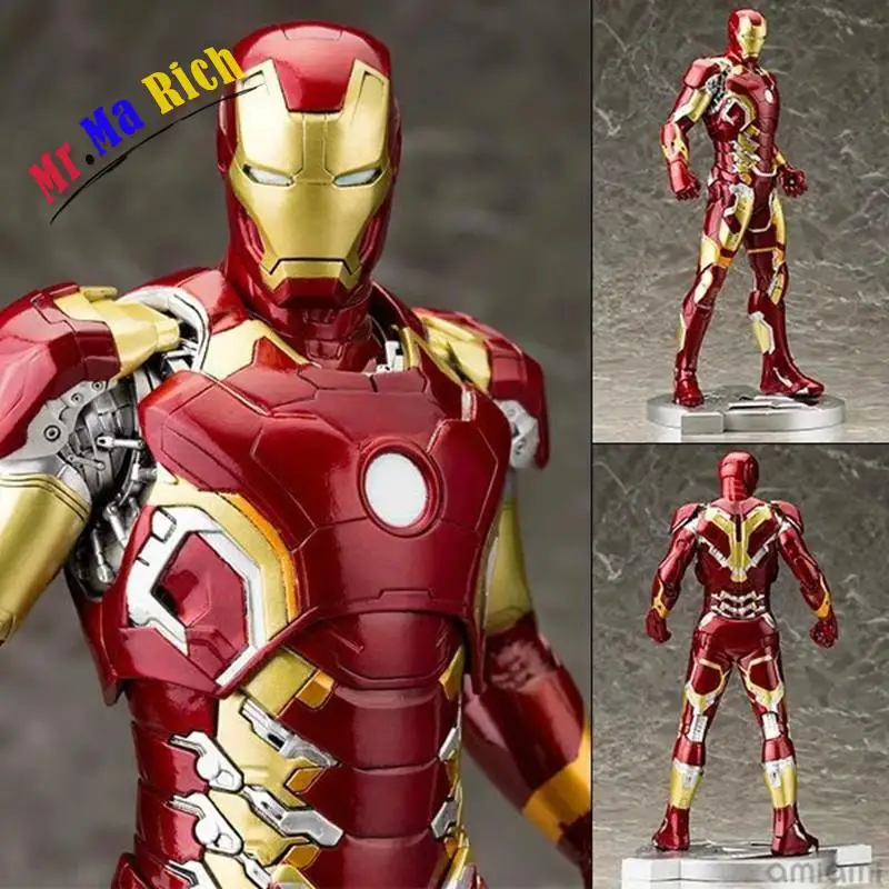 

Free Shipping Crazy Toys Avengers Age Of Ultron Iron Man Mark Xliii Mk 43 Pvc Action Figure Collectible Model Toy 12" 30cm