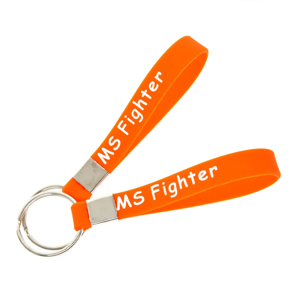 1 шт. силиконовый брелок OBH с надписью Ms Fighter Never Give Up|silicone keychain|keychain siliconehouse keychain |