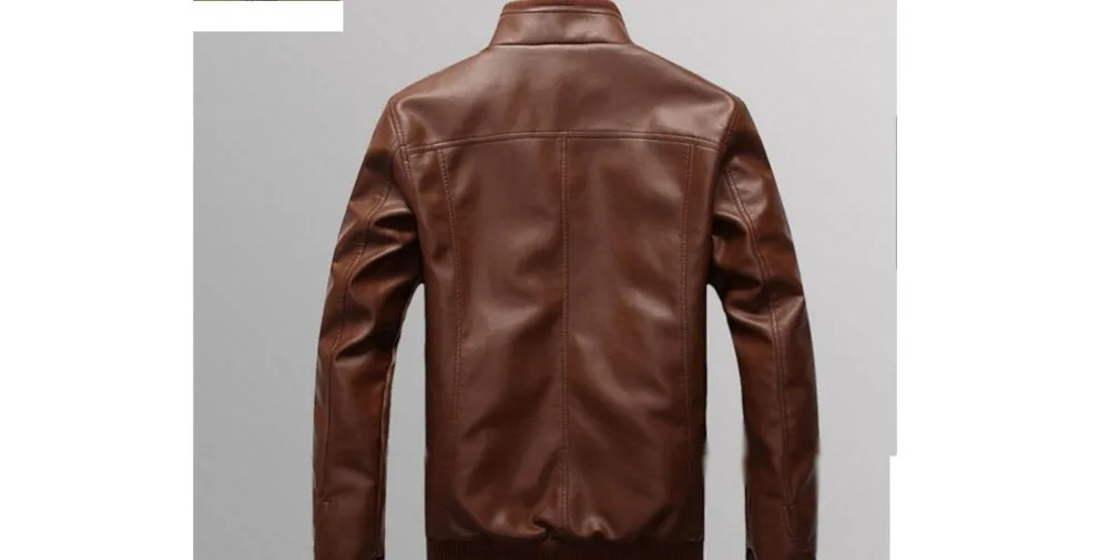 Мужская куртка из искусственной кожи 2XL, весенне-осенняя одежда, Панк ветряной локомотив из полиуретана, модная кожаная куртка на молнии в Корейском стиле