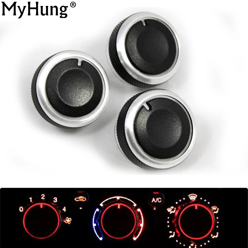 Black Car Air Conditioning AC Knobs Switch For NissanTiida Livina