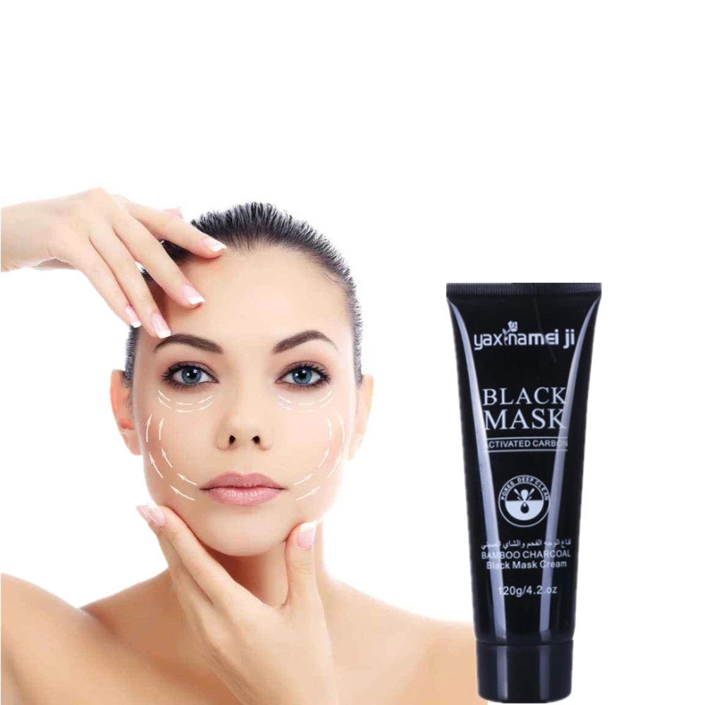 

DISAAR Blackhead Remove Facial Masks Cream Bamboo charcoal Cleansing Pore Refining Peel Off Mask Black Nud Facail Face Pack 120g