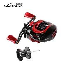 TSURINOYA для рыбалки катушка XF-50 9+ 1 6,6: 1 магнит Тормозная Системы катушка для метания приманки с глубоким катушка для Пресноводной рыбной ловли катушка
