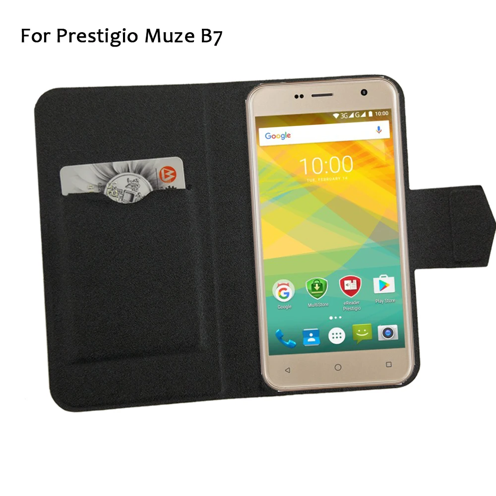 

5 Colors Hot! Prestigio Muze B7 7511 Duo Case Phone Leather Cover,Factory Direct Luxury Full Stand Leather Phone Shell Cases
