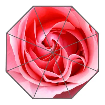 

High Quality Custom Romantic roses Umbrellas New Arrive Useful Foldable Sunny and Rainy Sunscreen Umbrella