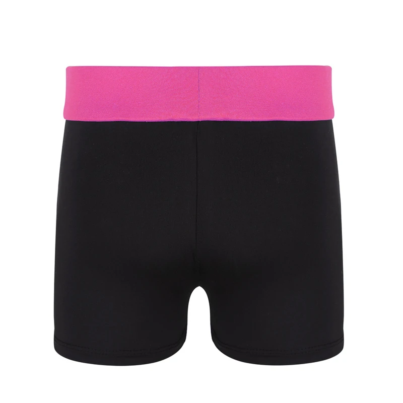 Summer Gymnastics Elastic Sports Shorts for Girls Kids Child Tight Pants Elastic Stretchy Shorts Girls Casual Outfit costumes