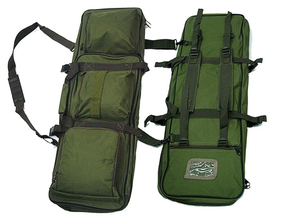 Tactical Rifle Sniper Carrying Case Gun Bag Double Pack Airsoft Hunting ...