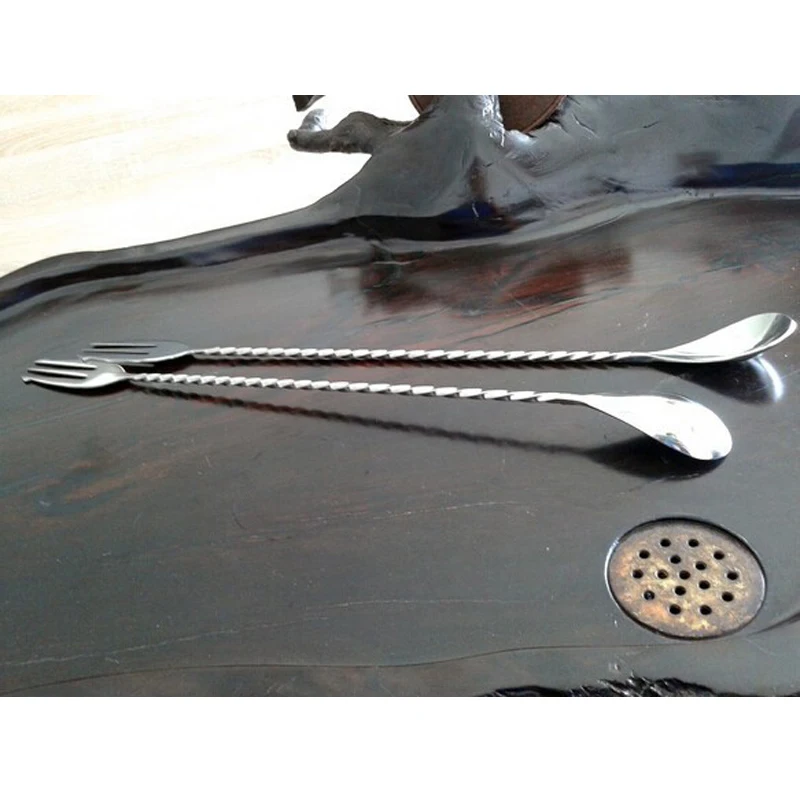 Крючок инструменты японский нить бар ложка перемешивание ложка 18-8304 нержавеющая сталь material-40cm