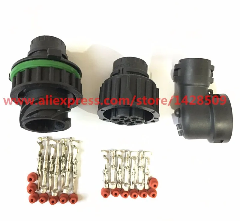 

1 Set AMP 7 Pin 1718230 967650-1 965783-1 Auto Sensor Plug Waterproof Electrical Wire Connector For Car Oil Exploration Railway