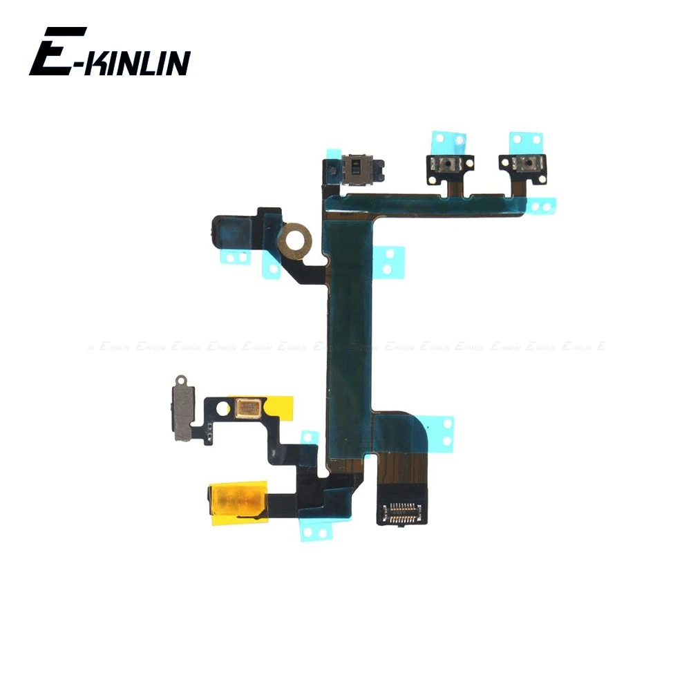 

Hot Replacement Parts For iPhone SE Power Switch On / Off Button Flex Ribbon + Volume Button Key Mic Flex Cable