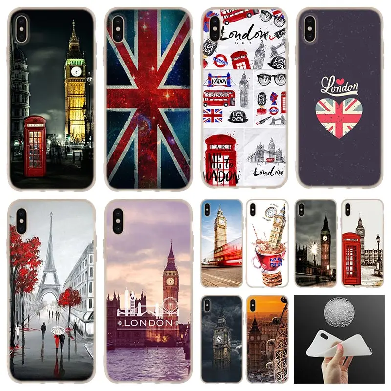 

London soft Phone Case cover For iPhone 11 2019 XI R 4 5 5S SE 6 6s 7 8 Plus x XR XS Max Telefoonhoesjes Fundas cases