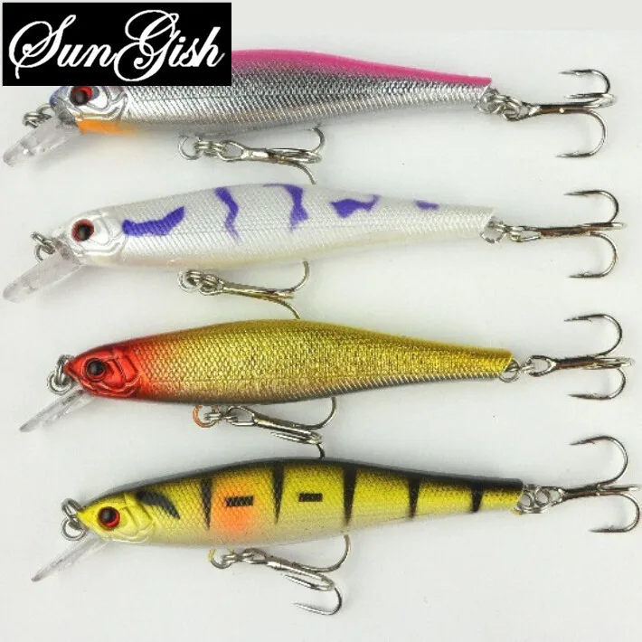 Hot Sale 4 Colors Wholesale Fishing Gear Bait  Handmade Bionic Plastic Fake Fishing Supplies FA0213