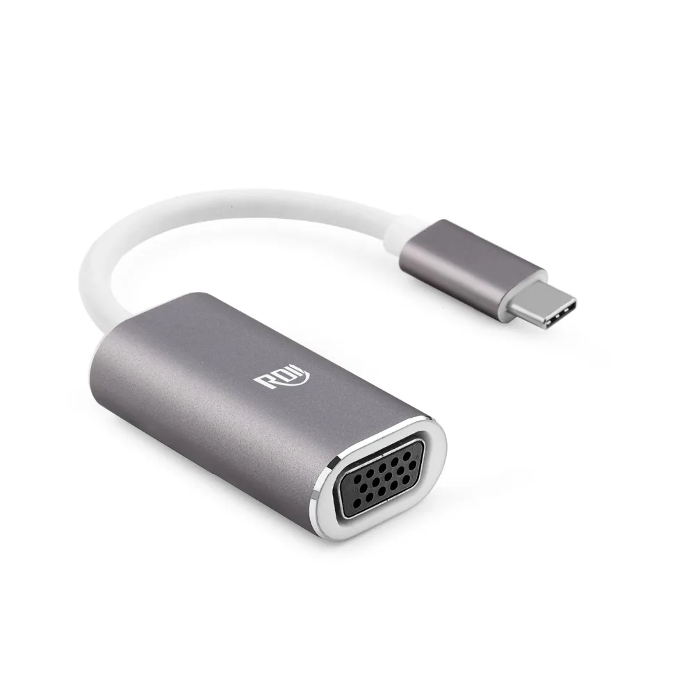 USB C 3.1 Type C to VGA Adapter for Macbook 12 Inch Laptop Google New