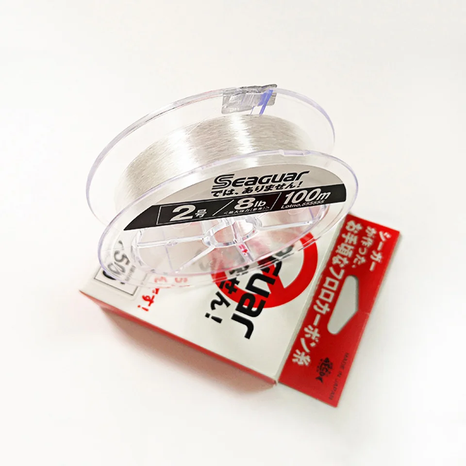 SEAGUAR White LABEL Original fishing line 4LB-20LB 100% FLUOROCARBON Fishing Lines 100M 5