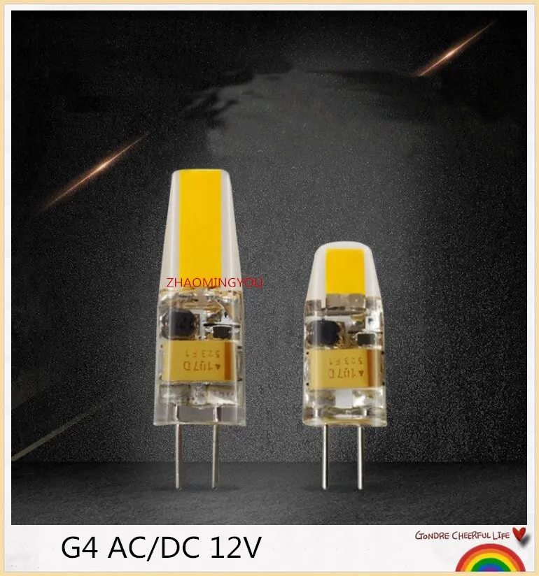 YON 1 шт. G4 светодиодный 12 В AC/DC COB светильник 3 Вт 6 качество LED лампочка лампы для