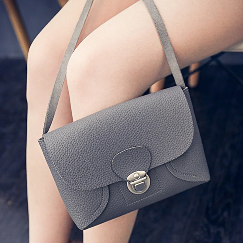 

2016 New women Casual messenger crossbody bags fashion Girls shoulder bags mini bag women handbag envelope PU leather bag clutch
