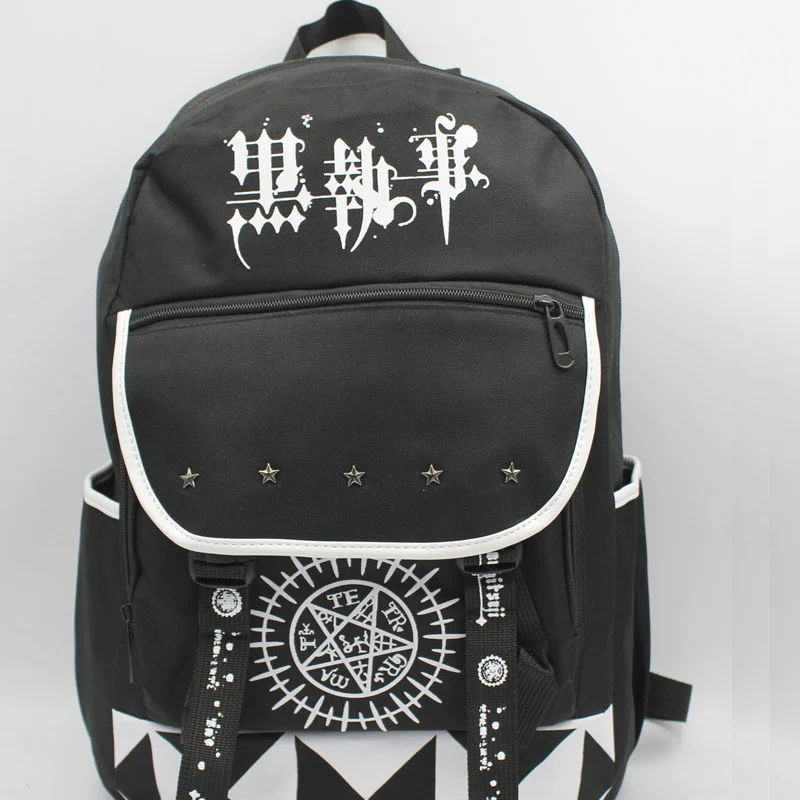 

RU&BR Korean Style Printing Shoulders Bag Oxford Cloth Material And Animation Lesbian Universal Backpack Wear Square Schoolbags