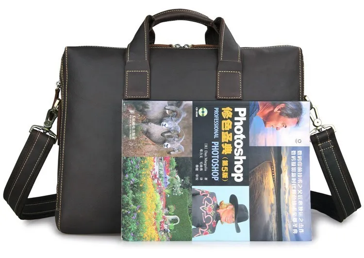 يد الرجال حقيبة حقيبة الأعمال جلد البقر حقيبة لابتوب الذكور حقائب كتف الرجال Crossbody حقيبة ساعي السفر حزمة