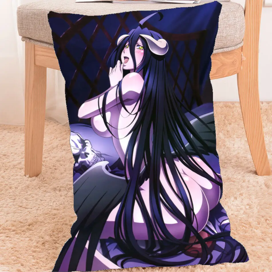 Персонаж Аниме Overlord Albedo Ainz чехол для подушки Dakimakura 60x40cm