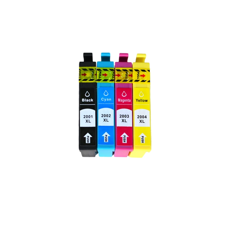

4pcs T2001 T200XL INK CARTRIDGE FOR Epson XP-100 XP-200 XP-300 XP-400 WF-2520 WF-2530 WF-2540 printers ink 2001