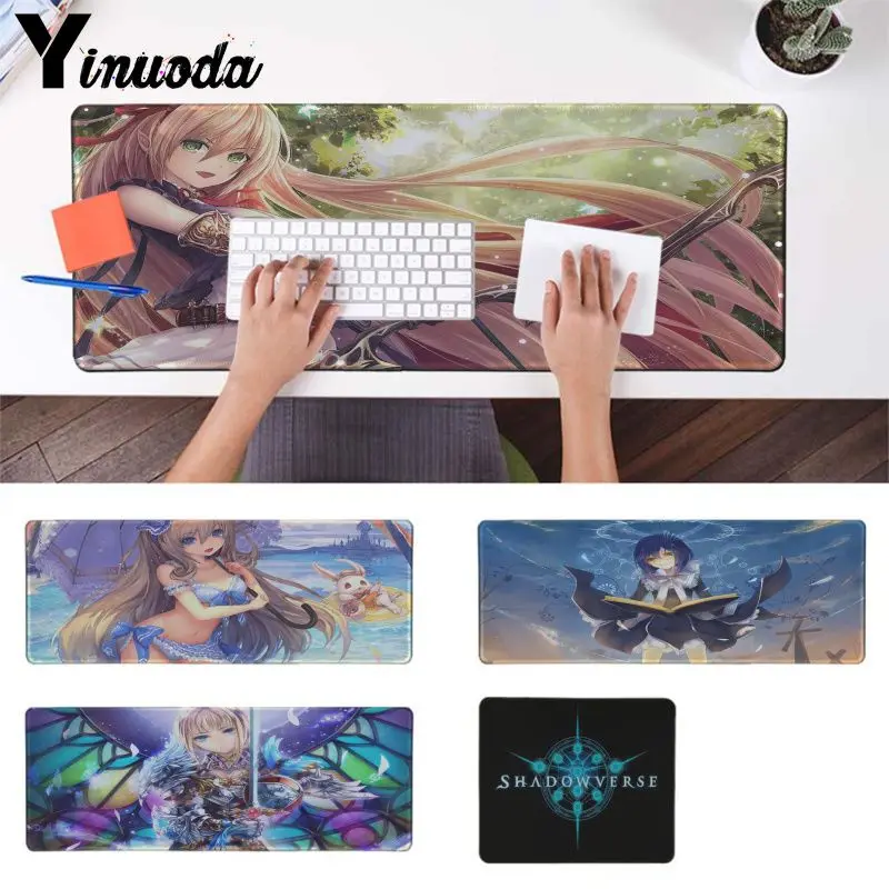 

Yinuoda Card Game Shadowverse Anime Girls Gamer Speed Mice Retail Rubber Mousepad Gaming Mouse Pad Lockedge Mouse Mat