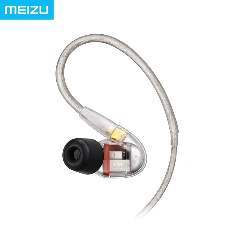 Meizu Live наушники Quad Driver in Ear двухканальный Ноулз сбалансированная арматура Hi Res Сертифицированный с микрофоном Дистанционного Управления