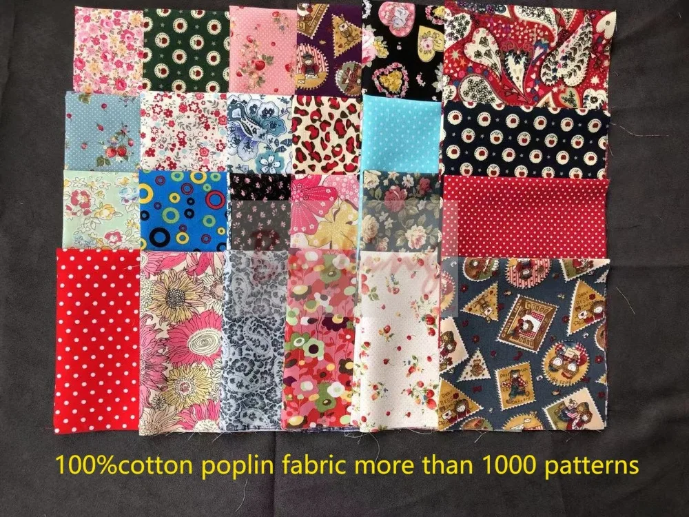

1Meter Cotton printed poplin Fabric for DIY Sewing quilting children Cloth,Bedding set,curtains,Patchwork,dress,blouse, doll 1