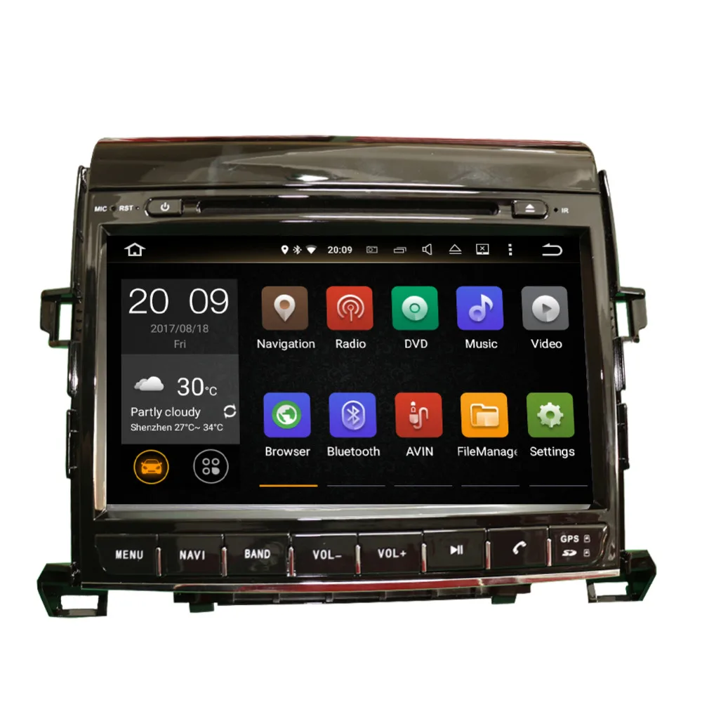 Perfect 2 Din Android 8.0 Octa Core 4GB RAM Car GPS Navigation For Toyota Alphard 2007-2014 CD DVD Multimedia Player Auto Radio Stereo 1 Perfect 2 Din Android 8.0 Octa Core 4GB RAM Car GPS Navigation For Toyota Alphard 2007-2014 CD DVD Multimedia Player Auto Radio Stereo 1