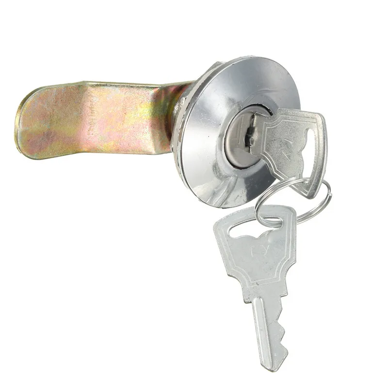 

Cam Lock For Cabinet Mailbox Drawer Desk Cupboard Locker 90 Degree Rotation + 2 Keys
