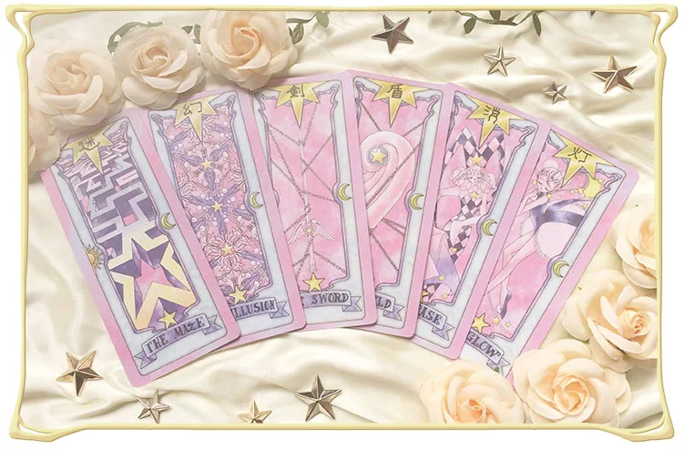 Captor de Cartas Figura de Ação Espaços Segundos Anime Sakura Impresso Papel Criativo Livro Mágico Coleção Cartão Presente Versão Cômica Brinquedo 56 6 High Quality Brinquedos e hobbies