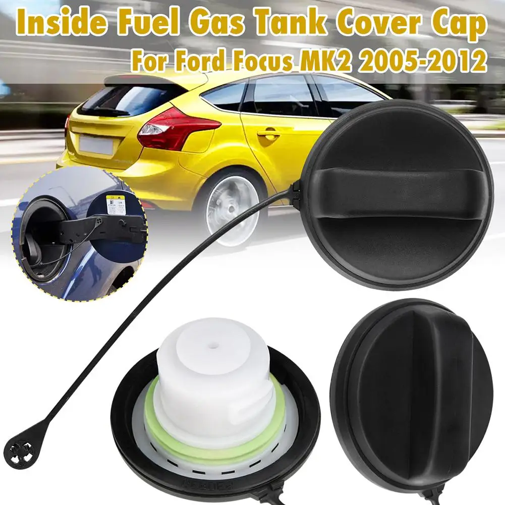 Inside Inner Fuel Gas Oil Tank Cap Cover for Ford Focus MK2 2005 2006 2007-2012