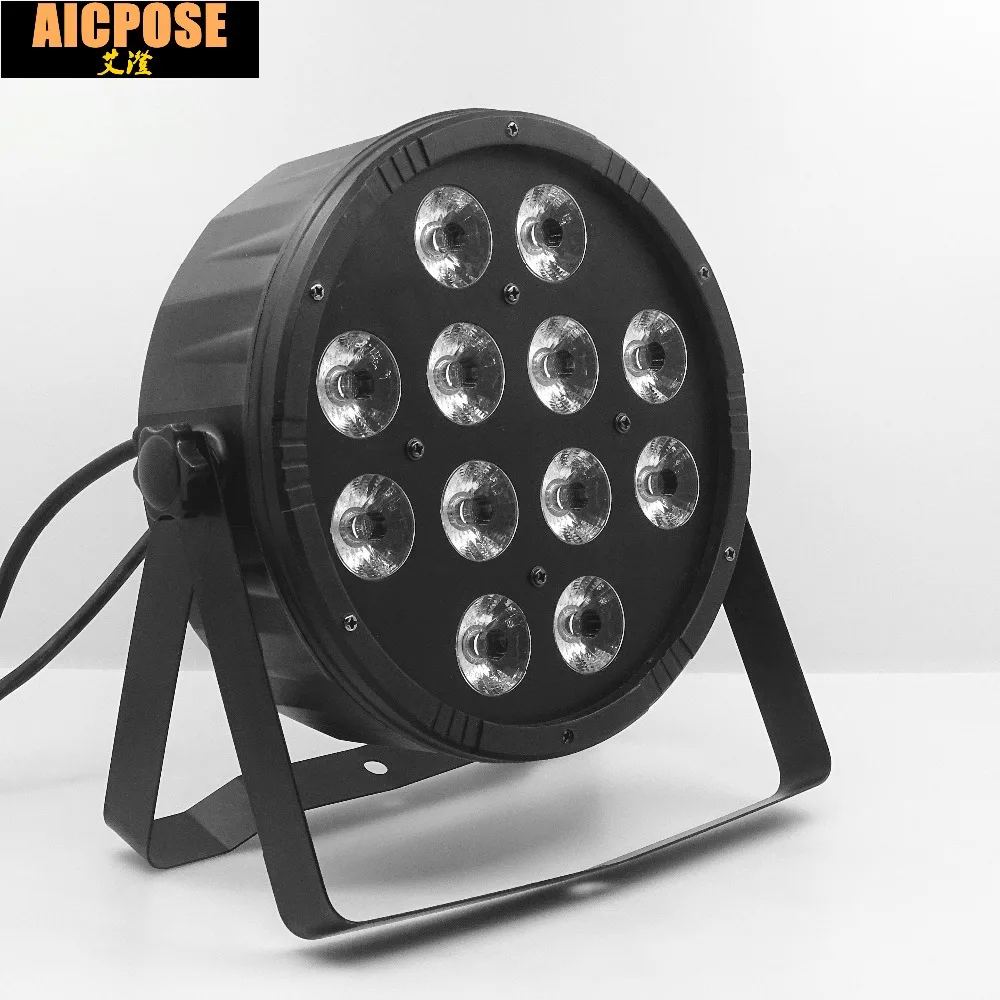 16 шт. 12x12 Вт led Par огни RGBW 4в1 12*12 плоский par dmx512 Дискотека профессиональные