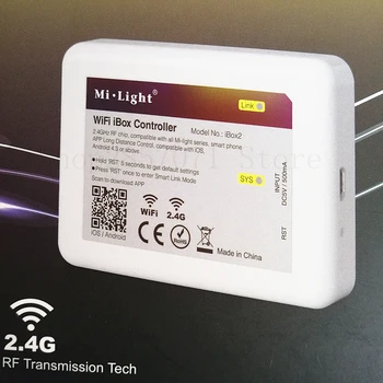 

DC5V Mi Light Wifi iBox LED Controller 2.4G RF Wireless RGB Controller For LED Strip Light/Bulbs/Downlight By Smart IOS/Android