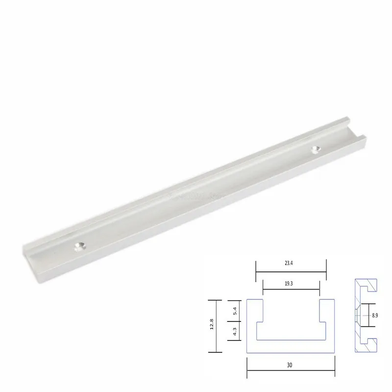 300/400/500/600/800/1000 мм Стандартный алюминиевые Т-образная дорожка, дорожка/Слот для фрезерный станок деревообрабатывающий инструмент «сделай сам»