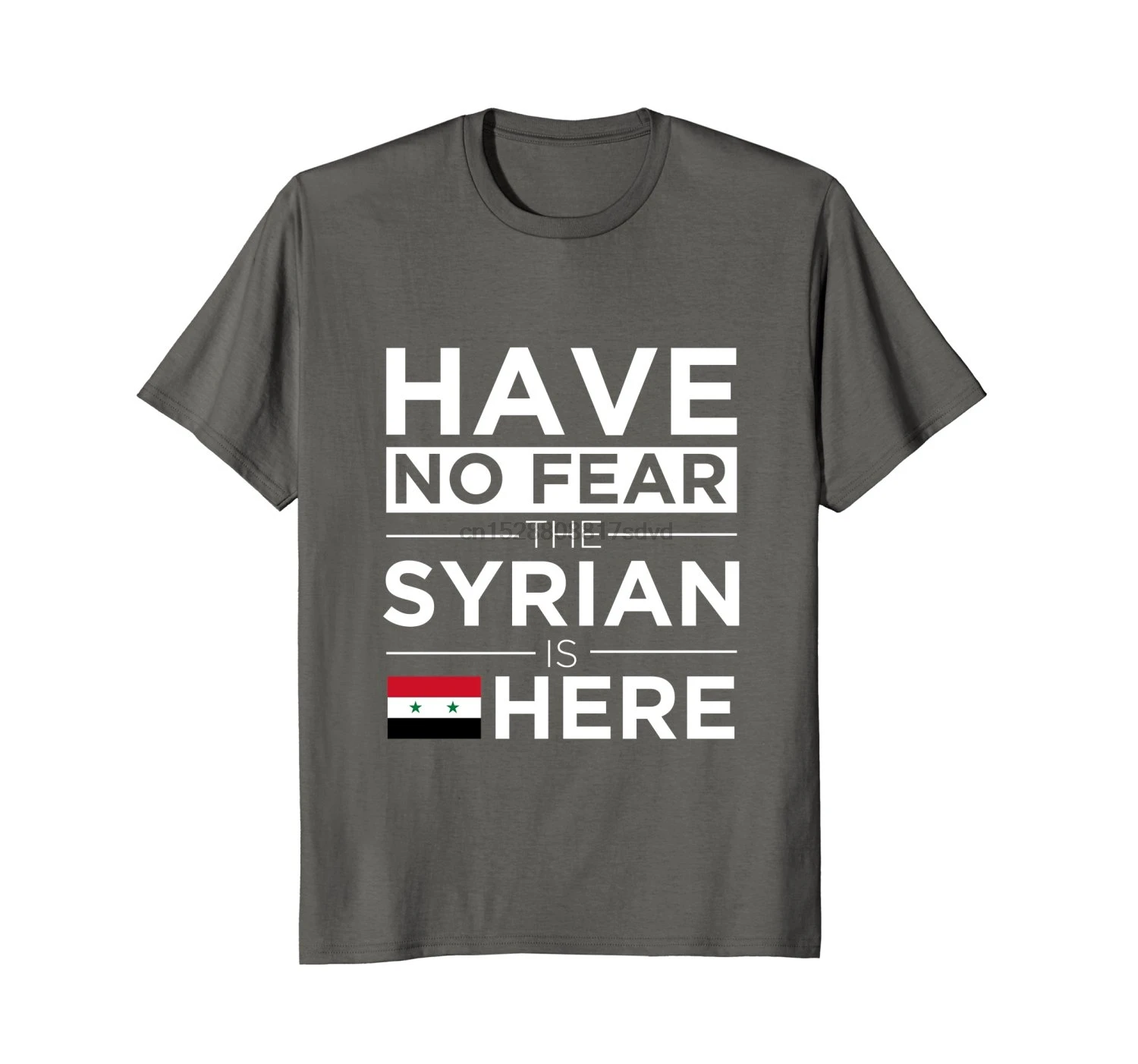 Летние Стильные футболки с принтом для мужчин топ фитнес-бренд ClothingHave No Fear The Syrian