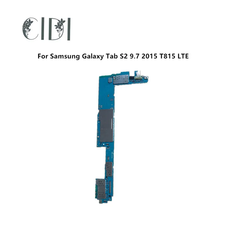 

CIDI Full Working Used Unlocked For Samsung Galaxy Tab S2 9.7 2015 T815 LTE Motherboard Logic Mother Circuit Board Plate
