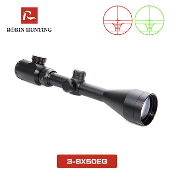 

3-9X50 EG Hunting Optics Sight Riflescope Red Green Dot Illuminated Tactical Scope Airsoft Gun Collimator Rifle Scope