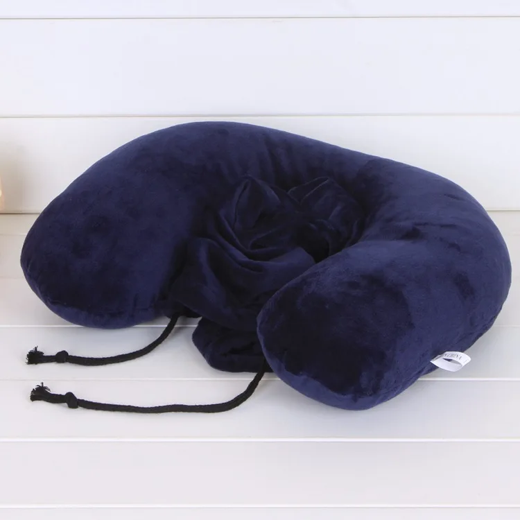 U-образная Подушка с капюшоном, Подушка для сна, шейный защита, подушка для путешествий, автомобильная простая подушка для шеи, аксессуары для офиса