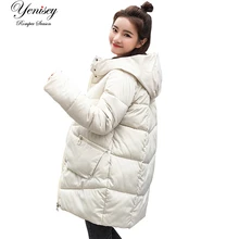 Женская парка, зимняя куртка, женские пальто с капюшоном, Женская куртка, толстая, большие размеры, с подкладкой, зимние женские пальто, YY8801