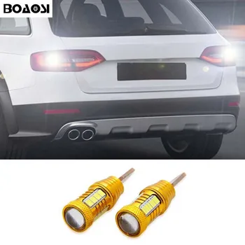 

BOAOSI 2x Canbus T15 LED Reverse Lights W16W 32SMD Car LED Back Up Rear Lamp For audi A1 A3 A4L A6L A5 A7 Q3 Q5 Q7 S5 TT
